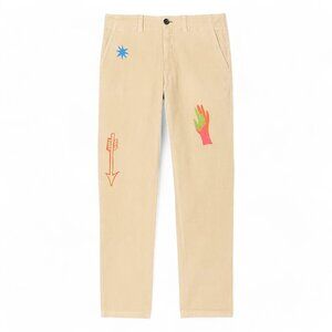 NWT Paul Smith Mens Tapered Trouser Embroidered Detail - Multiple Sizes